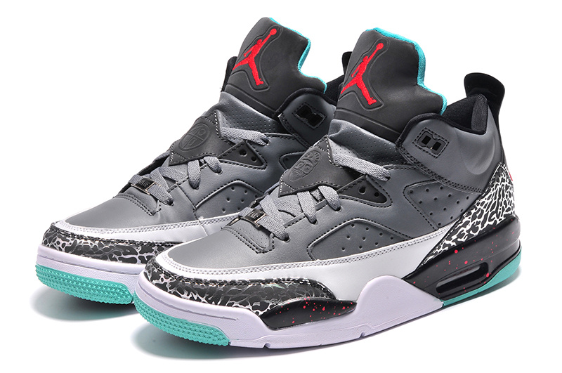 2015 Jordan Son of Mars Low Grey Black Green Shoes